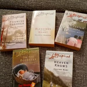 Set of 5 Love Inspired novels